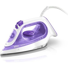 Braun Texstyle 3 Buharlı Ütü SI3042VI 1850 Watt Mor Alüminyum Tabanlı Otomatik Kapanma Özelliği