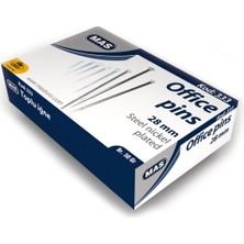 Düzey Mas Toplu Iğne Çelik Nikel Kaplamalı 50 gr 28MM