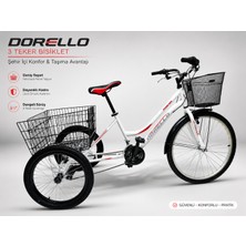 Dorello 3 Tekerlekli Kargo Bisikleti – Güçlü, Pratik ve Ekonomik Taşıma Çözümü