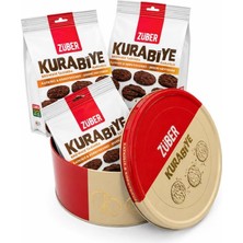 Züber Kurabiye Deneme Kutusu - Yulaflı ve Kakaolu Kurabiye 80g x 3 Adet (Brownie Tadında) - Kutu Hediyeli