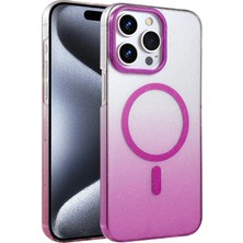 Zenvia Mey Ithalat®   iPhone 14 Pro Max Glossy Magsafe Kapak - Mor