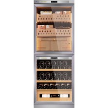 Raching Elektronik Puro & Şarap Dolabı Silver FJ-CW36B - Rchng-26