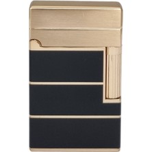 Vindiesel Soft Flame Siyah-Gold Desenli Çakmak - TR7705
