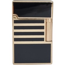 Vindiesel Soft Flame Siyah-Gold Desenli Çakmak - TR7685