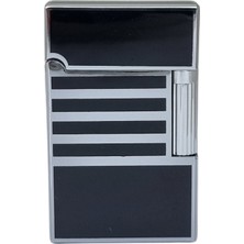 Vindiesel Soft Flame Siyah-Gümüş Desenli Çakmak - TR7694
