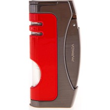 Parmida Tek Torch Pürmüz Kırmızı Puro Çakmağı - TR3473