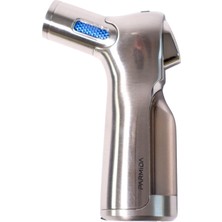 Parmida 4 Torch Pürmüz Gümüş Masa Tipi Puro Çakmağı - TR8945