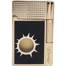 Vindiesel Soft Flame Siyah-Gold Desenli Çakmak