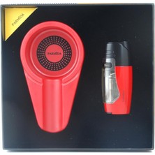 Parmida Çakmak Küllük Ikili Kırmızı Set - TR2481