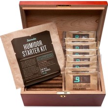 Boveda Humidor Başlangıç Kiti 84% + 72% 75-100 Puro Kapasitesi