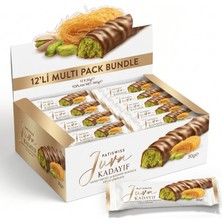 Patiswiss Juva Antep Fıstığı ve Kadayıflı Dubai Çikolatası Bar, 30G x 12 Adet