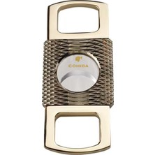 Cohiba Rose Gold Desenli Metal Puro Makası Kesici - TRP7132