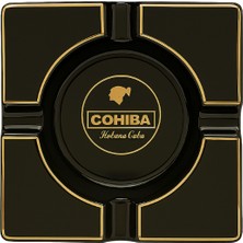 Cohiba Siyah Porselen Dörtlü Büyük Puro Küllüğü - TR8864