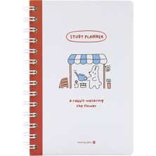 Morning Glory 6000 Planlayıcı Defter 18.5X12.5 cm Tavşan 12343-89881