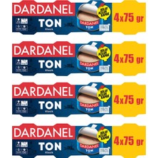 Dardanel Ton Balığı 4X75 gr Ayçiçek Yağlı x 4 Adet