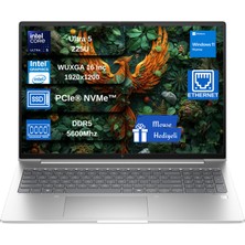 Hp Probook 4 G1I Aı Ultra 5 225U 64GB Ddr5 1tb SSD 16'' Wuxga (1920 x 1200) IPS 300NITS WIN11HOME Taşınabilir Bilgisayar HCW5W7EAPCB08