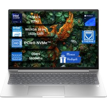 Hp Probook 4 G1I Aı Ultra 5 225U 32GB Ddr5 2tb SSD 16'' Wuxga (1920 x 1200) IPS 300NITS WIN11PRO Taşınabilir Bilgisayar WCW5W7EAPCB10