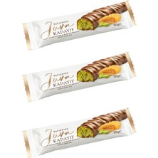 Patiswiss Juva Antep Fıstığı ve Kadayıflı Dubai Çikolatası Bar, 30G x 3 Adet
