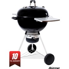 Bürme Partner 55.05 Black Masalı Profesyonel Kömürlü Barbekü - Mangal - BBQ