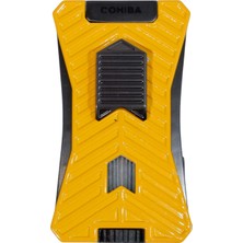 Cohiba Çift Torch Pürmüz Sarı Puro Çakmağı