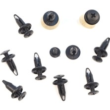 Bross Otomotiv Ford Focus Mondeo Transit Ka Connect Custom W703243-S300 Için 10 Adet Davlumbaz Tampon Klipsi