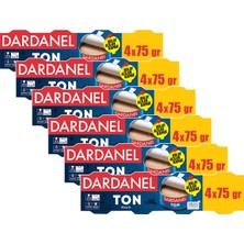 Dardanel Ton Balığı 4X75 gr Ayçiçek Yağlı x 6 Adet