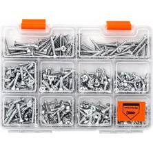 Netzerkoz 420 Adet 8 Çeşit Paslanmaz Çelik (Inox) Yhb Akıllı Vida Seti - Paslanmaz Vida Seti