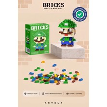 Arvela Bricks Luigi Karakteri - Eğitici Oyuncak Figür - Orijinal