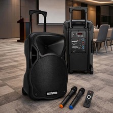 Lastvoice LS-P1912EE Portatif Taşınabilir Mikrofonlu Seyyar Ses Sistemi 12 İNÇ 800 WATT