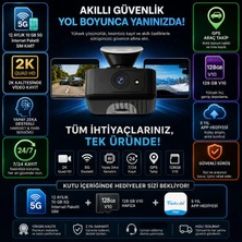 Duy Sim kartlı araç takip sistemli  Profesyonel online Araç Kamerası Hareketli Dashcam Geniş Görüş Açılı Araç Güvenlik Kamerası 128 GB V10 Sd Card + Sım Hediyeli
