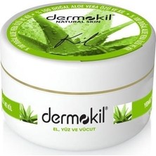 Dermokil Aloe Vera Özlü Nemlendirici El Yüz Bakım Kremi 220 ml Doğal İçerik ile Hızlı Emilim