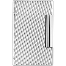 S.T. Dupont Initial Diagonal Gümüş Puro Çakmağı 20830 - TR6781