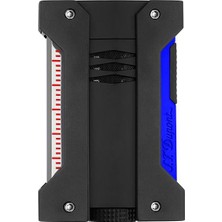S.T. Dupont Defi Extreme Neon Mavi-Siyah Tek Torch Puro Çakmağı 21416 - TR7490