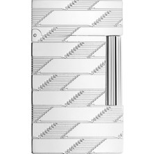 S.T. Dupont Line 2 Cling 1872 Monogram Gümüş Puro Çakmağı 16180 - TR7971