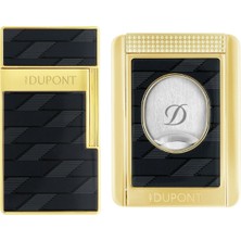 S.t. Dupont Lacquered Biggy Çakmak Kesici Ikili Puro Seti - ST-LAQ-002