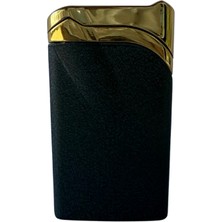 Premium Quality Premiumquality Tek Torch Pürmüz Mat Siyah Gold Metal Puro Çakmağı