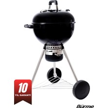 Bürme Partner 45.00 Black Profesyonel Kömürlü Barbekü - Mangal - BBQ