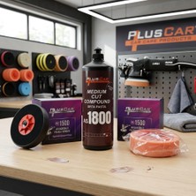 Plus Car Pluscar Pro Orta Kesim Seti - As 1800 Orta Pasta & 2 Adet Pc 1500 Polisaj Süngeri