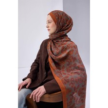 Silk Home Urban Hours Harmony Yeşil Gri Mayda Şal 190X70