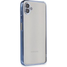 Selfbuysell Samsung Galaxy A04 Kılıf Razer Lensli Silikon - Açık Mavi