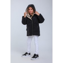 Hause Kids 8-14 Yaş Glacier Wintermute Kız Çocuk Mont-Siyah