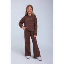 Hause Kids 5-14 Yaş Gloss&go Twist Kız Çocuk Takım-Mocca