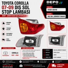 Depo Toyota Corolla 07-09 Dış Sol Stop Lambası