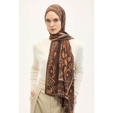 Silk Home Urban Hours Antik Koyu Kahve Mayda Şal 190X70