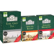 Ahmad Tea Avantaj Paketi 3’lü Dökme Çay (Earl Grey 400 gr + Special Blend 200 gr + 200 gr Ceylon)