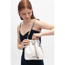 Benetton Kadın Kol Çantası BNT1815 Beyaz Taş