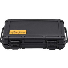 Cigar Caddy 5 Xl 60 Ring Siyah Travel Humidor Puro Kutusu
