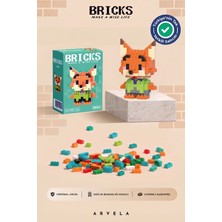 Arvela Bricks Nick Wilde Karakteri - Eğitici Oyuncak Figür - Orijinal