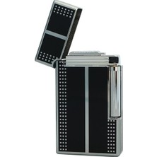 Vindiesel Tek Torch Pürmüz Siyah-Gümüş Puro Çakmağı - TR4505
