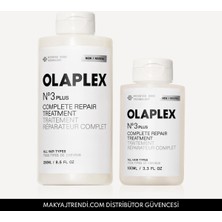 OLAPLEX No.3 Plus Complete Repair Treatment Home & Away Duo - Ev ve Seyahat Için Anında Etkili, Güçlendirilmiş Ikili Yoğun Onarıcı Bakım Seti